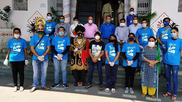 Launching of Multimedia Van to aware citizens about Mask and Physical distancing